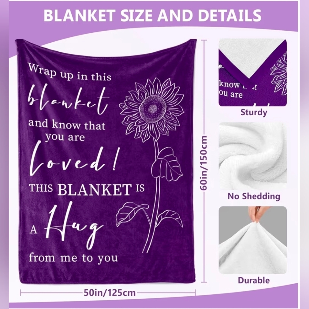 Get Well Gifts for Women After Surgery - Hug Blanket - Thinking of You Gift. - Picture 3 of 8